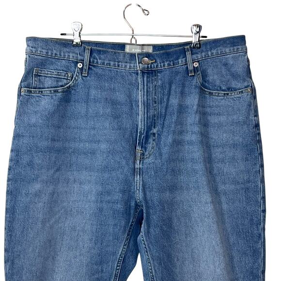 Everlane The Original Cheeky Jean Worn-in Mid Blue Women 33 Regular NWT - Picture 5 of 13